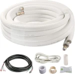 Icool 25 Ft Insulated Copper Line Set 1/4" X 1/2" Hvac Mini Split Tube. Fixed Price $109.59.
