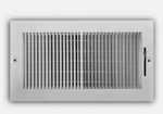 Everbilt 12" X 6" 2-WAY White Wall/ceiling Register With 1/3" Fin Spacing New. Fixed Price $9.00.