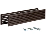 Internal Vents For Interior Doors 16 7/8" X 3" - Two Sided Brown. Fixed Price $36.07.