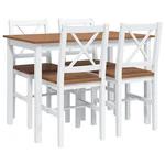 Dining Table And Chair Kitchen Set Dinner 5 Piece Vidaxl. Fixed Price $289.99.