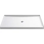 Kohler 8659-0 Rely 60"X42" Acrylic Shower Base W/ Center Drain Box Damage. Fixed Price $561.19.