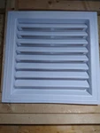 12"X12" Plastic White Louver Static Vent Wall Gable Mount Attic Intake / Exhaust. Fixed Price $18.00.