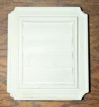 Mid America Builder's Edge Scallop Exhaust Vent Color Model #140037079123. Fixed Price $12.95.