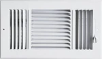 Hbw 12"X 6" (duct Opening Size) 3-WAY Stamped Face Steel Ceiling/sidewall Air.... Fixed Price $25.11.