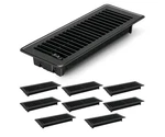 Hqzhqz 8 Pcs 4" X 12" Heavy Duty Steel Floor Register Vent Covers (black). Fixed Price $69.00.