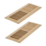 Razo 2 Pcs Pack White Oak Wood Floor Register, Drop In Vent Cover With Damper, 4. Fixed Price $59.26.