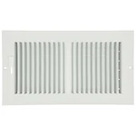 Imperial 6X12 White Sidewall Ceiling Vent Cover 2-WAY Register Air Duct Grille. Fixed Price $17.00.