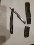 Vintage Imperial Straight Razor-germany-etched Blade Extra Hollow Ground W/ Box. Fixed Price $15.00.