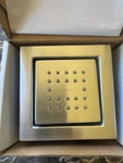 Kohler 8003-G Brushed Chrome Watertile Square 22-NOZZLE Stimulating Body Spray. Fixed Price $85.00.