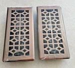 Allen Roth Plated Steel Floor Register Dark Oil Rubbed Bronze Size 4"X 10" 2 Pk. Fixed Price $31.99.