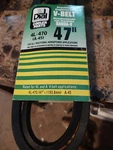 = Dial Cooler Parts V-belt Banda 47" 4L-470 For Fractional Horsepower App New. Fixed Price $18.99.