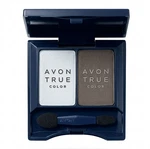 Avon True Color Powder Eyeshadow "steel Ice" Duo Vintage Nos Discontinued Grays. Fixed Price $16.00.