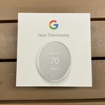 Google Nest Smart Thermostat, Snow GA01334-US. Fixed Price $39.99.