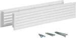Interior Door Vent Louver 16 7/8" X 3" White Two Sided Air Grille Plastic. Fixed Price $26.79.