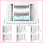 6 Pcs Vent Covers Air Ceiling 3 Way Sidewall Conditioner 2 Bent. Fixed Price $48.00.
