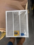 Everbilt 16 In. X 20 Steel Return Air Filter Grille White New. Fixed Price $20.00.