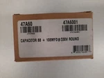 Lennox/ducane/armstrong - 88 + 108MFD 330V Round Start Cap. 47A6001. Fixed Price $39.00.