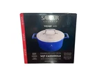 New Saveur Selects Voyage Series Classic Blue Enameled Cast Iron 5 Qt Casserole. Fixed Price $55.99.