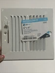 Ez-flo 6 In. X 2-WAY Steel Wall/ceiling Register, White New. Fixed Price $17.00.
