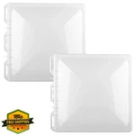Wadoy Rv Vent Cover Pack, Jensen 40152 Metal Base, Roof Lid. Fixed Price $58.59.