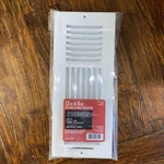 Everbilt 12" X 4" 3 Way Steel Wall Ceiling Register White Finish Vent - New. Fixed Price $10.00.