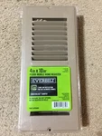 Everbilt 4 In. X 8 2-WAY Steel Mobile Home Floor Register Brown Smoothlide. Fixed Price $14.95.