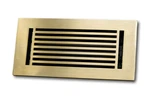 Madelyn Carter 4 X 10 Cast Aluminum Linear Bar Vent Cover With Damper - Brush.... Fixed Price $46.08.