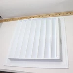 Building Products Wall Louver Plastic White 12" SL12X12 - Dirty. Fixed Price $13.80.