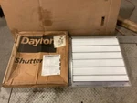Dayton 3C308B 24" Aluminum Wall Shutter / Louver -nib. Fixed Price $60.00.