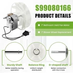 Bathroom Fan Motor For Nautilus N679 N671 Broan 657 658 679A 671A N678. Fixed Price $28.90.