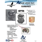 Air Vent TIBS0800 Aluminum Brown Hawk Wind Turbine And Base 12 In. Is. Fixed Price $49.99.