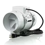 Turbo Tube - 5 In. Inline Duct Fan 126 Cfm Booster With Dual. Fixed Price $152.33.