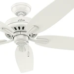 Hunter Fan 52 Inch White Indoor Ceiling With Pull Chain And No Light. Fixed Price $110.99.