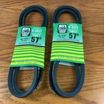 Lot Of 2 Dial Cooler Part 65575 57" V-belts 4L-570 (A-55) Brand New. Fixed Price $14.99.