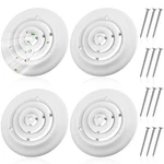 4-PACK 6" Round Ceiling Vent Covers Hvac Duct Diffuser Replacement W/ Screws. Fixed Price $47.99.