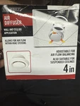 Everbilt DF4WHD 4IN Air Diffuser New. Fixed Price $14.99.