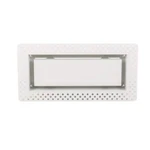 Fittes Flush Wall Vent 6"X10" White Plastic Decorative Ceiling Air. Fixed Price $53.66.