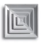 Truaire 2004CD06 T-bar Diffuser 24X24" Steel 360 Airflow White. Fixed Price $86.96.