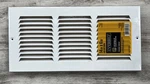 Air Return Cover Vent Sidewall/ceiling Everbilt 14X6 White Steel Paintable Nib. Fixed Price $12.96.