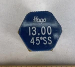 Hago 13.00 45 Degree Ss Oil Burner Nozzle New Sid Harvey Delavan.. Fixed Price $11.88.