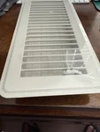Rocky Mountain Goods 4" X 12" Floor Vent White Heavy Duty Walkable. Fixed Price $22.70.