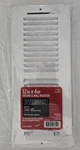 Everbilt New 12" X 4" Ceiling &wall Register 3-WAY Air White Steel Vent Cover. Fixed Price $9.96.