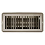 Rv Designer H874 4" X 10" Tan Metal Dampered Floor Register. Fixed Price $26.45.