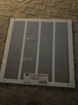 Zoro Select 4MJP2 Return Air Grille, X16 ,steel - White. Fixed Price $19.73.