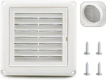Cenipar 4" Louvered Vent Cover Dryer Exhaust Air Inch Fixed Louver, White. Fixed Price $14.52.
