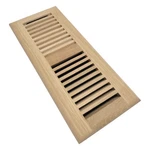 Homewell White Oak Wood Floor Register Vent Cover, Drop In With Damper, .... Fixed Price $34.86.