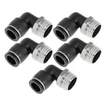 Motoforti Push Connect Air Fittings 1/2" 90 Id Bspt, Black. Fixed Price $13.91.
