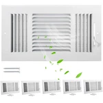 Vihose 6 Pcs Vent Covers 12 X Inch Hvac Sidewall Air Ceiling Register 3 Way.... Fixed Price $75.75.