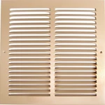 8'' X Duct Opening Flat Stamped Steel Return Air Grille - Sidewall And .... Fixed Price $29.97.