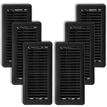 Yopay 6 Pack Register 4X10 Inch, Black Vent Covers For Home Floor, Heav.... Fixed Price $35.99.